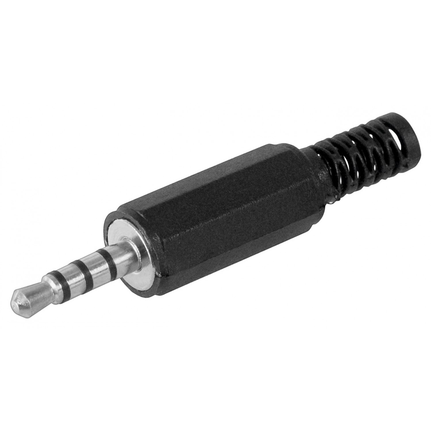 GOOBAY βύσμα 3.5mm 11578, 4 contacts, πλαστικό, μαύρο, 10τμχ GOOBAY βύσμα 3.5mm 11578, 4 contacts, πλαστικό, μαύρο, 10τμχ