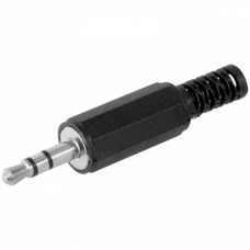 GOOBAY βύσμα 2.5mm 11005, πλαστικό, μαύρο, 10τμχ
