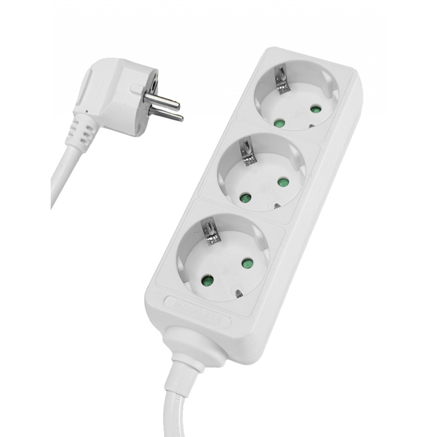 POWERTECH πολύπριζο PT-868, 3x schuko, 16A, 1.5m, λευκό POWERTECH πολύπριζο PT-868, 3x schuko, 16A, 1.5m, λευκό