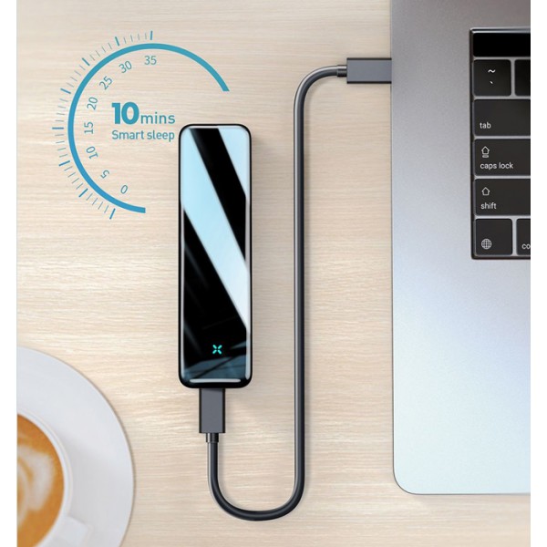 BASEUS θήκη για Μ.2 B key CAYPH-E0G, Type-C, USB 3.2, έως 2TB, γκρι BASEUS θήκη για Μ.2 B key CAYPH-E0G, Type-C, USB 3.2, έως 2TB, γκρι