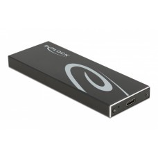 DELOCK θήκη για Μ.2 key B SSD 42003, Type-C, USB 3.2, 10Gbps, μαύρη