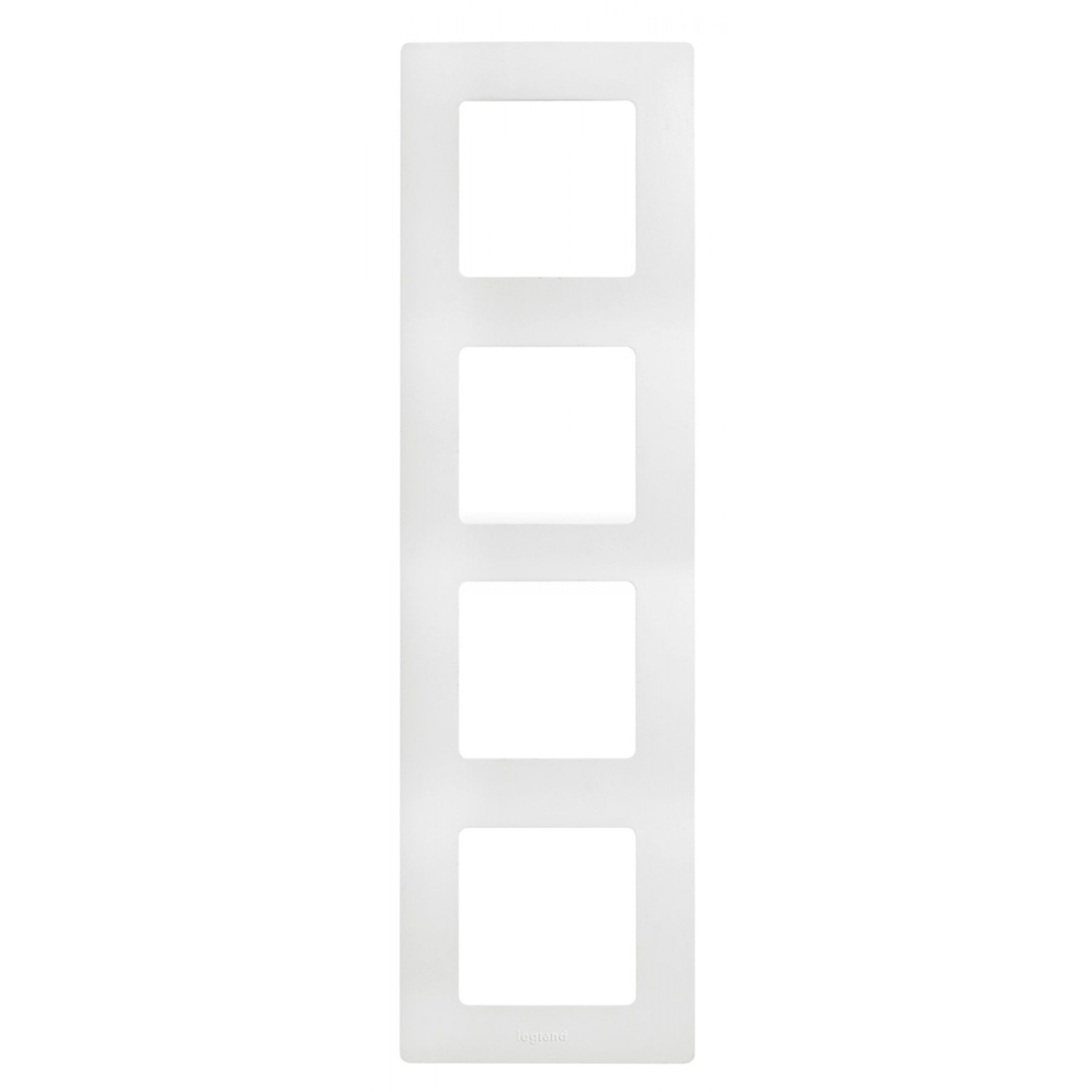 LEGRAND καπάκι πρίζας 4 θέσεων 665004, λευκό