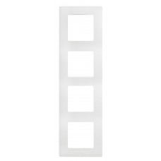 LEGRAND καπάκι πρίζας 4 θέσεων 665004, λευκό