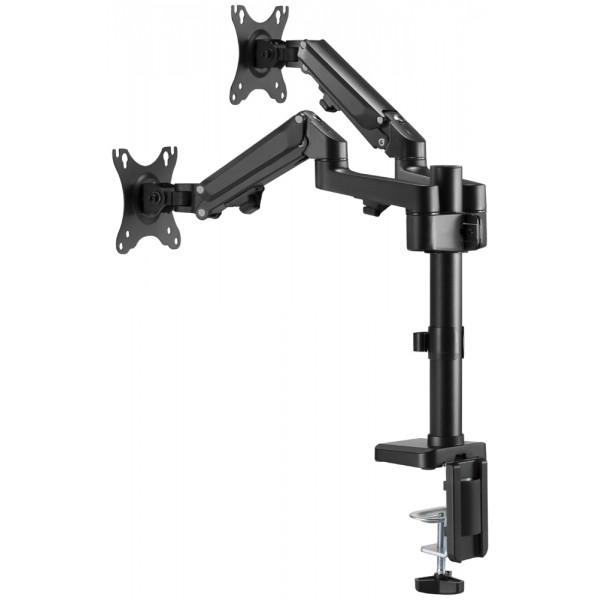 BRATECK βάση γραφείου Gas Spring LDT47-C024, για 2 οθόνες 17"-27", 7kg BRATECK βάση γραφείου Gas Spring LDT47-C024, για 2 οθόνες 17"-27", 7kg