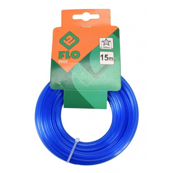 FLO μεσινέζα Star 89424, 2.4mm x 15m, μπλε