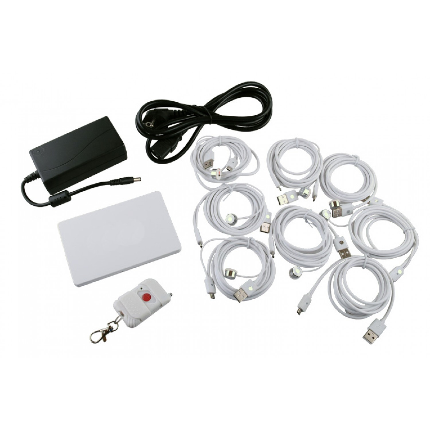 Αντικλεπτική βάση 8 κινητών με τηλεχειριστήριο