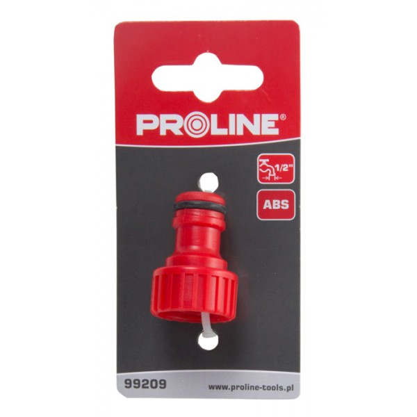 PROLINE ρακόρ βρύσης 99209, 1/2", ABS, κόκκινο