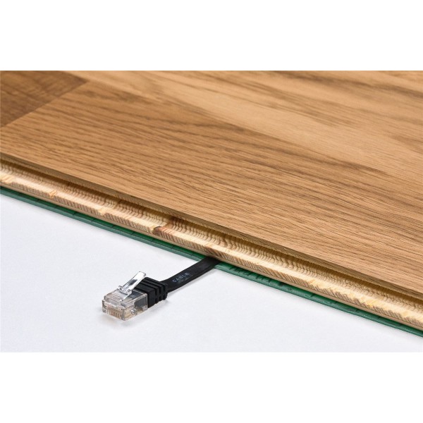 GOOBAY καλώδιο δικτύου 95381, CAT6 U/UTP, flat, copper, 10m, μαύρο GOOBAY καλώδιο δικτύου 95381, CAT6 U/UTP, flat, copper, 10m, μαύρο