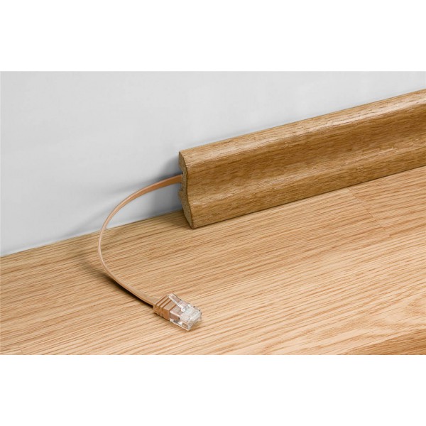 GOOBAY καλώδιο δικτύου 95381, CAT6 U/UTP, flat, copper, 10m, μαύρο GOOBAY καλώδιο δικτύου 95381, CAT6 U/UTP, flat, copper, 10m, μαύρο