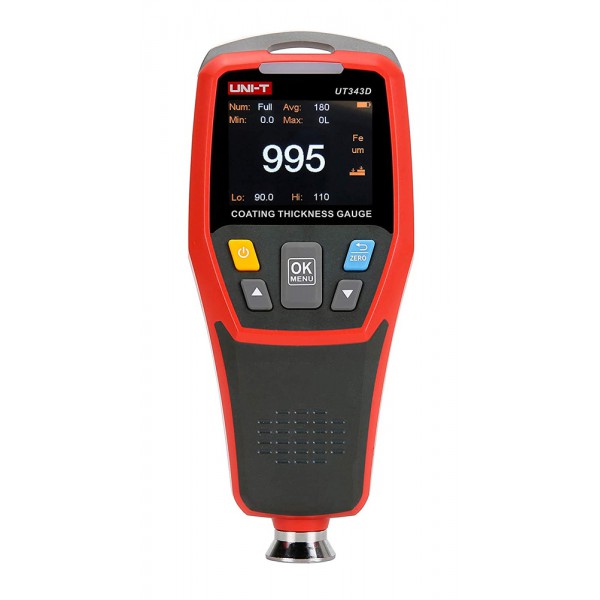 UNI-T ψηφιακός μετρητής πάχους χρώματος UT343D UNI-T ψηφιακός μετρητής πάχους χρώματος UT343D