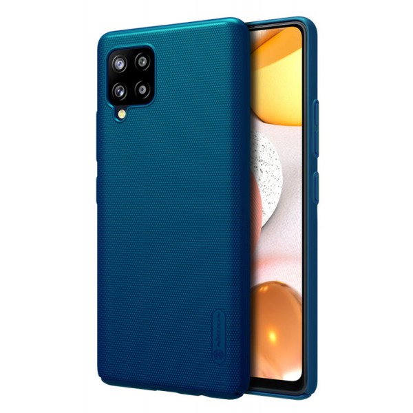 NILLKIN θήκη Super Frost Shield για Samsung Galaxy A42 5G, μπλε NILLKIN θήκη Super Frost Shield για Samsung Galaxy A42 5G, μπλε