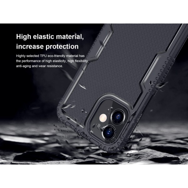 NILLKIN θήκη Tactics TPU για Apple iPhone 12/12 Pro, μαύρη NILLKIN θήκη Tactics TPU για Apple iPhone 12/12 Pro, μαύρη