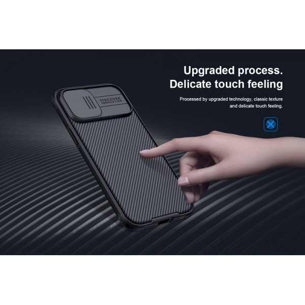 NILLKIN θήκη CamShield Pro για Apple iPhone 12 Pro Max, μαύρη NILLKIN θήκη CamShield Pro για Apple iPhone 12 Pro Max, μαύρη