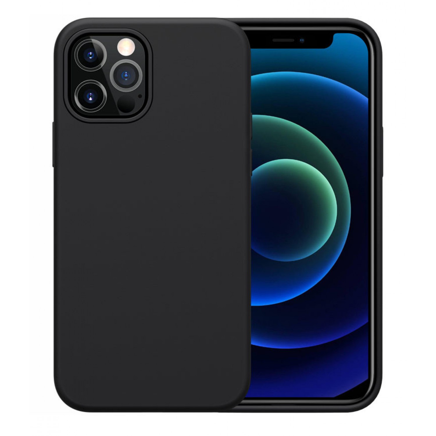 NILLKIN θήκη Flex Pure για Apple iPhone 12/12 Pro, μαύρη NILLKIN θήκη Flex Pure για Apple iPhone 12/12 Pro, μαύρη