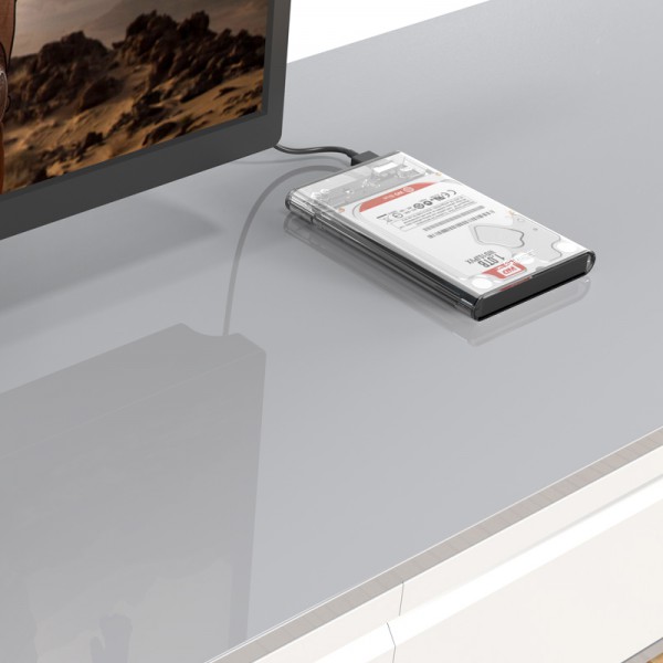 ORICO εξωτερική θήκη για 2.5" HDD 2139U3, USB 3.0, έως 4TB, διάφανη ORICO εξωτερική θήκη για 2.5" HDD 2139U3, USB 3.0, έως 4TB, διάφανη