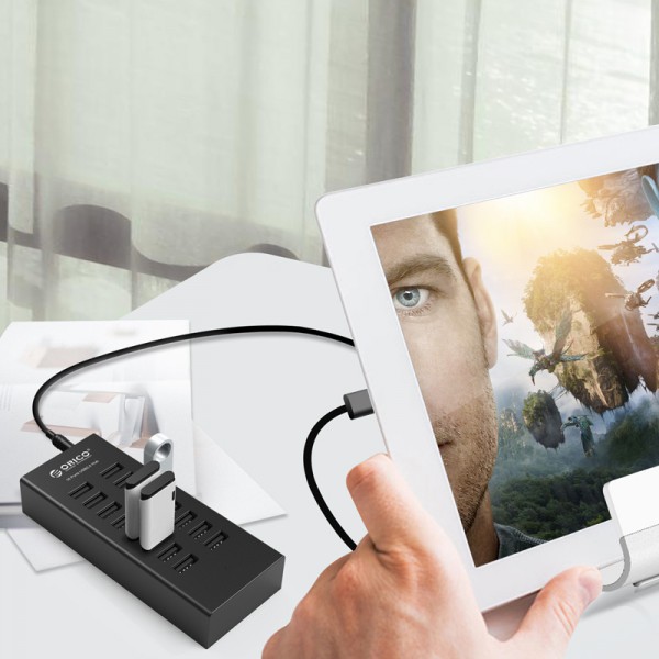 ORICO USB hub H1613-U2, 16x USB, μαύρο