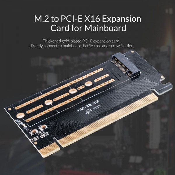 ORICO κάρτα επέκτασης PCI-e x16 σε NVMe M.2 M-key PSM2 ORICO κάρτα επέκτασης PCI-e x16 σε NVMe M.2 M-key PSM2