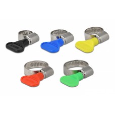 DELOCK σετ σφιγκτήρα λαστιχοσωλήνα με πεταλούδα, 10 τμχ