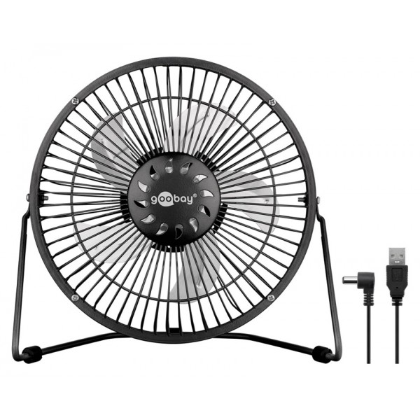 GOOBAY επιτραπέζιος ανεμιστήρας 62061, 8", USB, μαύρος GOOBAY επιτραπέζιος ανεμιστήρας 62061, 8", USB, μαύρος
