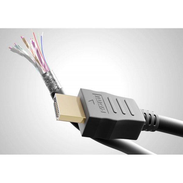 GOOBAY καλώδιο HDMI 69123 με Ethernet, 4K/30Hz, 10.2Gbit/s, 7.5m, μαύρο GOOBAY καλώδιο HDMI 69123 με Ethernet, 4K/30Hz, 10.2Gbit/s, 7.5m, μαύρο