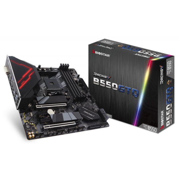 BIOSTAR Μητρική B550GTQ, 4x DDR4, AM4, USB 3.2, Micro ATX, Ver. 5.0 BIOSTAR Μητρική B550GTQ, 4x DDR4, AM4, USB 3.2, Micro ATX, Ver. 5.0