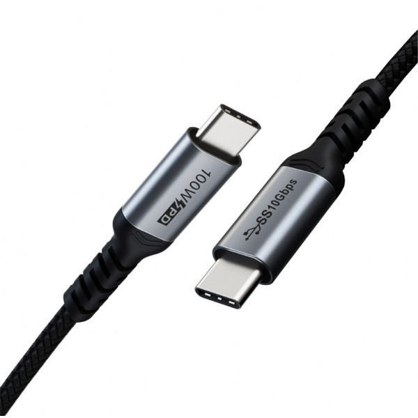 CABLETIME καλώδιο USB Type-C C160, USB 3.2, PD 100W, 4K/60Hz, 1m, μαύρο CABLETIME καλώδιο USB Type-C C160, USB 3.2, PD 100W, 4K/60Hz, 1m, μαύρο