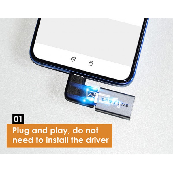 CABLETIME αντάπτορας USB Type-C αρσενικό σε θηλυκό, γωνιακός, μαύρος CABLETIME αντάπτορας USB Type-C αρσενικό σε θηλυκό, γωνιακός, μαύρος