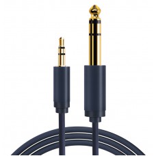 CABLETIME καλώδιο Stereo 6.3mm σε Stereo 3.5mm AV321, 3m, μαύρο
