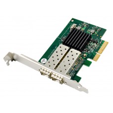 POWERTECH κάρτα επέκτασης PCIe σε Dual SFP ST722, 1000Mbps, JL82576EB