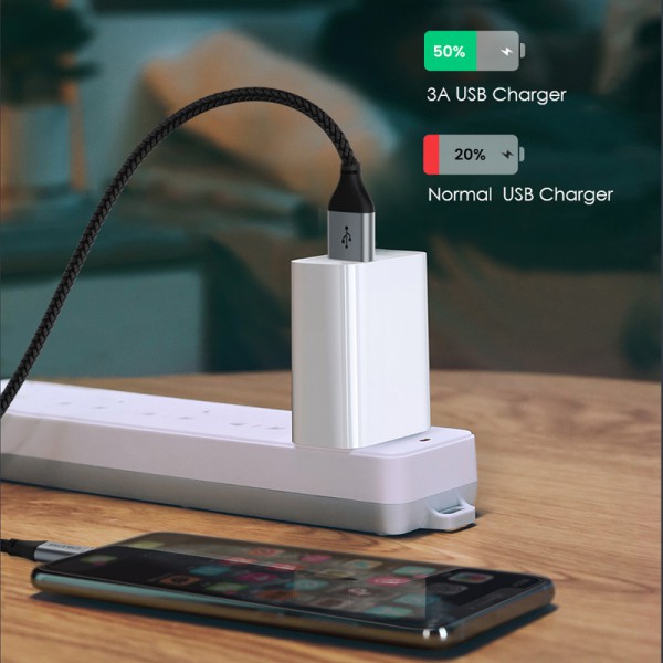 CABLETIME καλώδιο USB-C σε USB CMAM5A, 5A, 480Mbps, 0.25m, μαύρο CABLETIME καλώδιο USB-C σε USB CMAM5A, 5A, 480Mbps, 0.25m, μαύρο