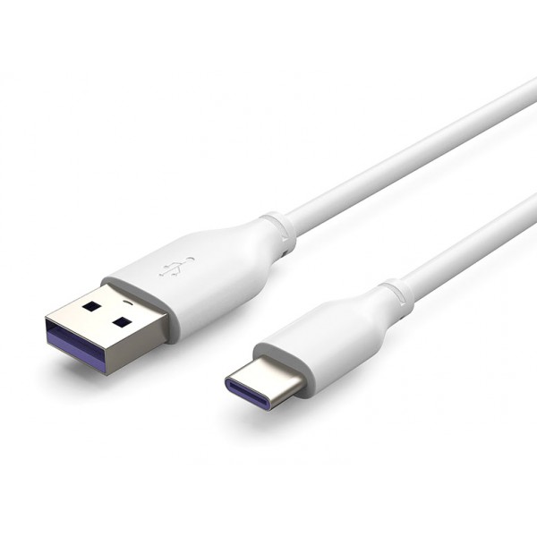 CABLETIME καλώδιο USB-C σε USB U325A, 5A, 480Mbps, 1m, λευκό