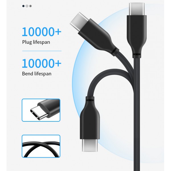 CABLETIME καλώδιο USB-C σε USB CMAMN, 3A, 5Gbps, 0.25m, μαύρο