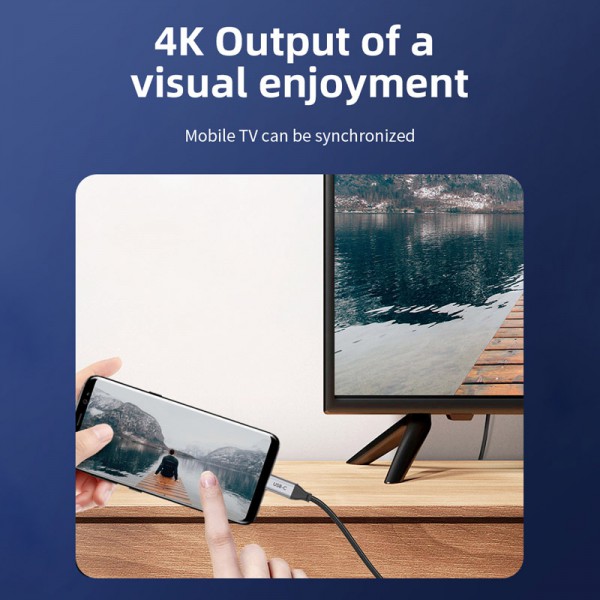 CABLETIME καλώδιο USB-C σε HDMI CT-CMRHD1, γωνιακό, 4K/60Hz, 1.8m, μαύρο CABLETIME καλώδιο USB-C σε HDMI CT-CMRHD1, γωνιακό, 4K/60Hz, 1.8m, μαύρο