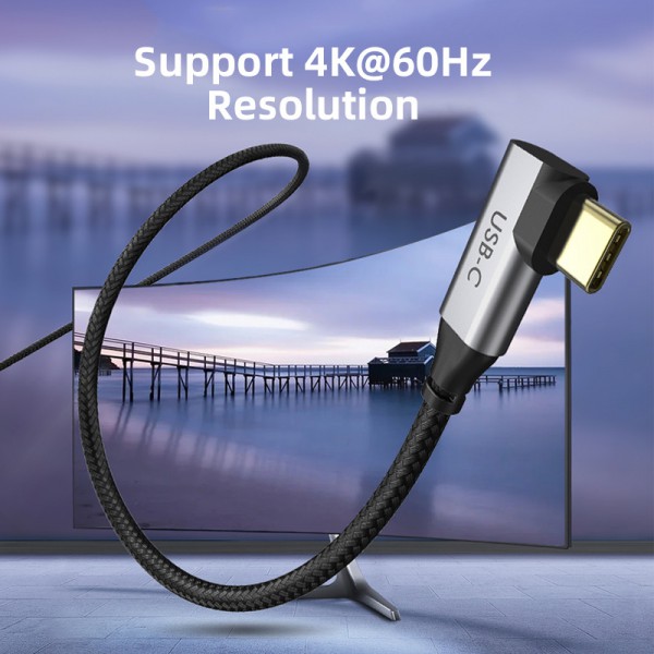 CABLETIME καλώδιο USB-C σε HDMI CT-CMRHD1, γωνιακό, 4K/60Hz, 1.8m, μαύρο CABLETIME καλώδιο USB-C σε HDMI CT-CMRHD1, γωνιακό, 4K/60Hz, 1.8m, μαύρο