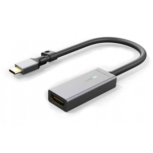 CABLETIME καλώδιο USB-C σε HDMI C160, με LED, Ring, 4K, 0.15m, μαύρο CABLETIME καλώδιο USB-C σε HDMI C160, με LED, Ring, 4K, 0.15m, μαύρο