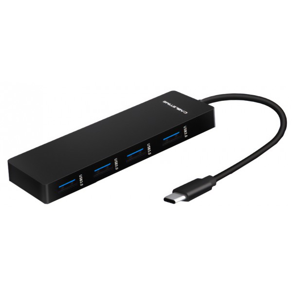 CABLETIME USB hub CT-HUB4E, 4x θυρών, 5Gbps, USB-C σύνδεση, μαύρο CABLETIME USB hub CT-HUB4E, 4x θυρών, 5Gbps, USB-C σύνδεση, μαύρο