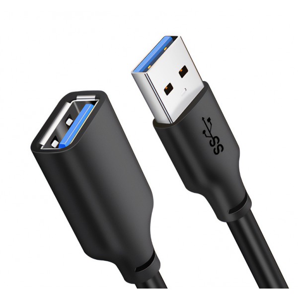 CABLETIME καλώδιο προέκτασης USB CT-AMAFN, 5Gbps, 2m, μαύρο CABLETIME καλώδιο προέκτασης USB CT-AMAFN, 5Gbps, 2m, μαύρο