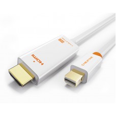 CABLETIME καλώδιο HDMI σε Mini DisplayPort CT-03G, 1080p, 1.8m, λευκό