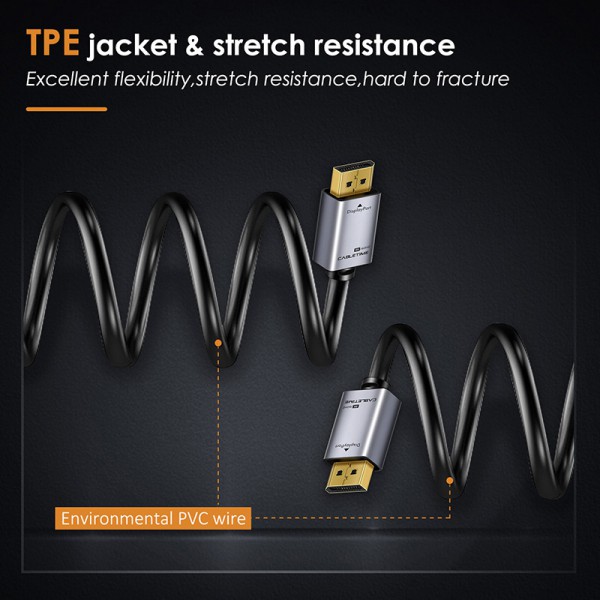 CABLETIME καλώδιο DisplayPort CT-P01G, 4K/60Hz, 3m, μαύρο CABLETIME καλώδιο DisplayPort CT-P01G, 4K/60Hz, 3m, μαύρο