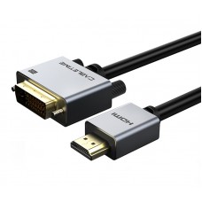 CABLETIME καλώδιο HDMI 1.4 σε DVI 24+1 AV579, 1080p, 5m, μαύρο