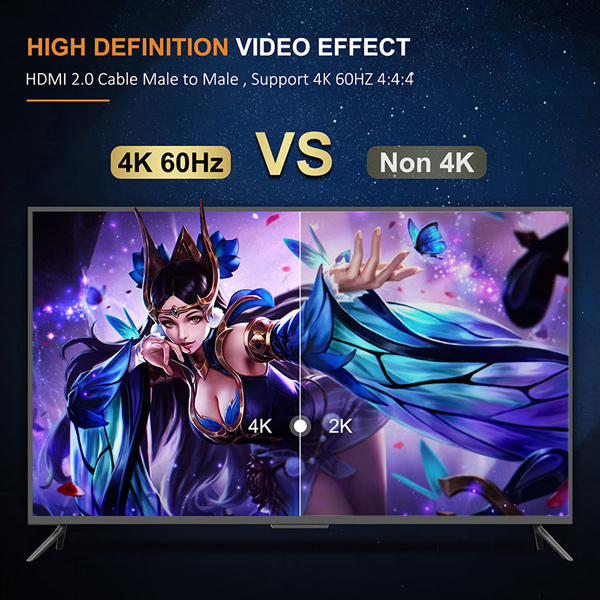 CABLETIME καλώδιο HDMI 2.0 CT-HE2GFIBER AOC, 4K/60Hz 18Gbps, 100m, μαύρο