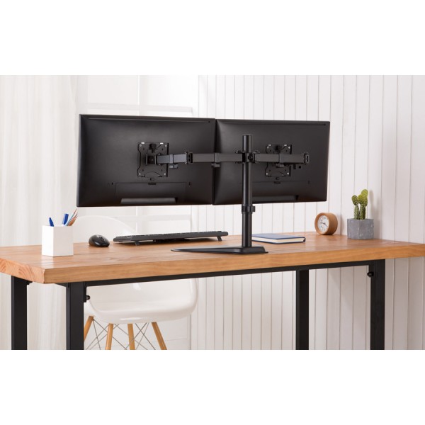 BRATECK βάση γραφείου LDT42-T024, για 2 οθόνες 17"-32", 8kg BRATECK βάση γραφείου LDT42-T024, για 2 οθόνες 17"-32", 8kg