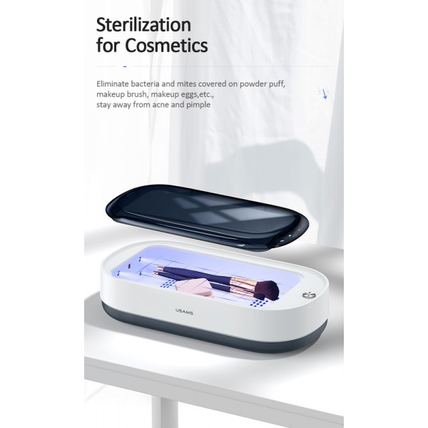 USAMS UV αποστειρωτής κινητών, US-ZB150, λευκός USAMS UV αποστειρωτής κινητών, US-ZB150, λευκός