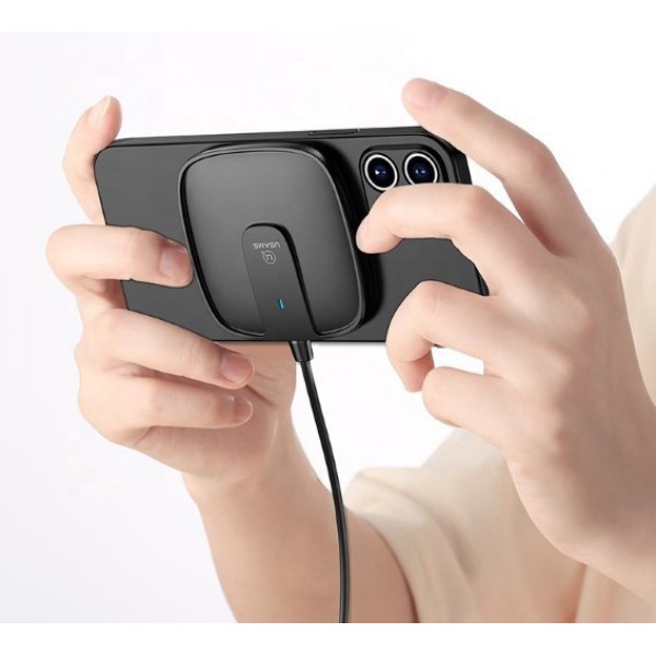 USAMS ασύρματος φορτιστής US-CD153, 15W, fast charge, μαύρος USAMS ασύρματος φορτιστής US-CD153, 15W, fast charge, μαύρος