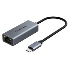 CABLETIME αντάπτορας USB-C σε RJ45 CT-CML100, 100Mbps, γκρι