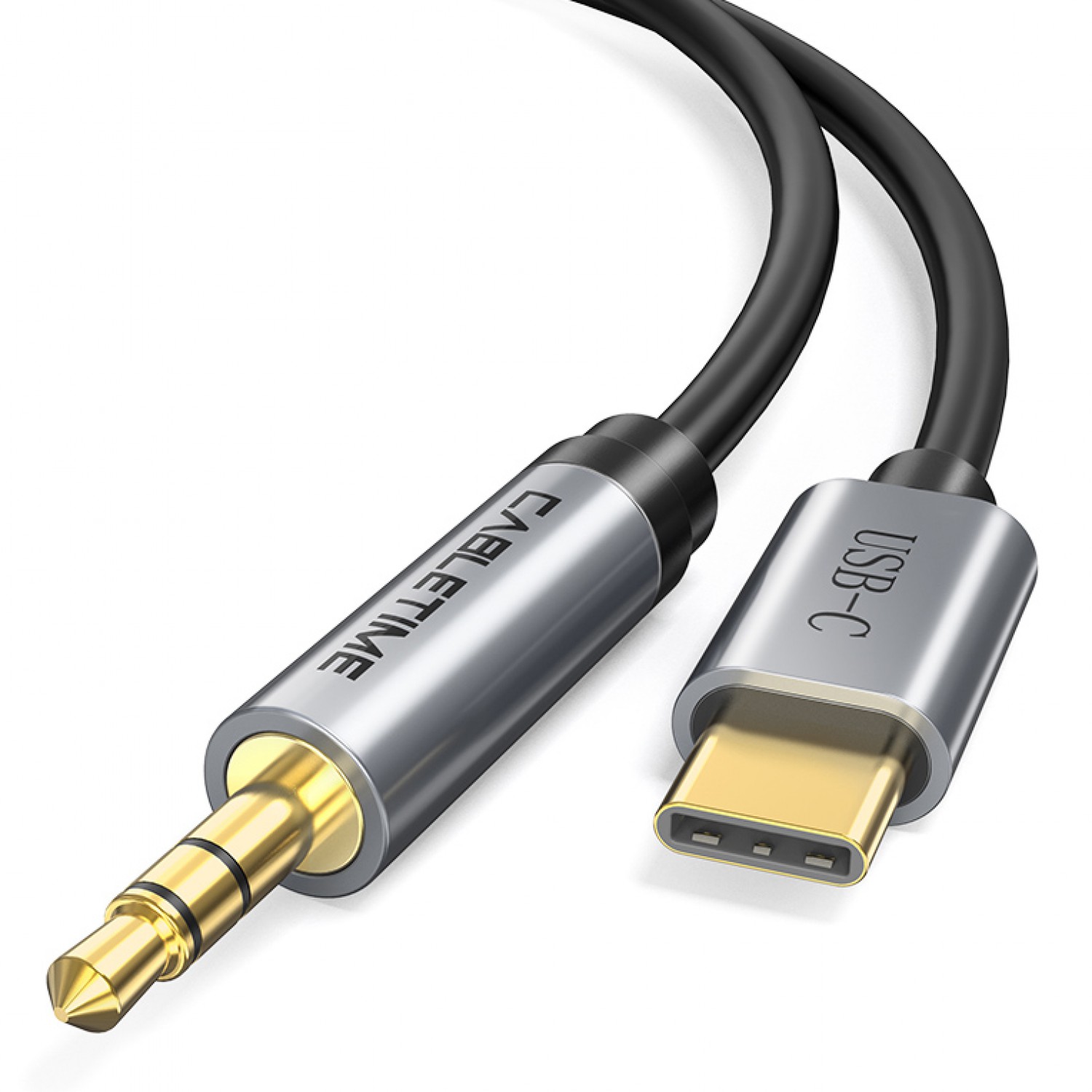 CABLETIME καλώδιο USB-C σε 3.5mm CT-CMAUDIO, AUX, 1m, μαύρο CABLETIME καλώδιο USB-C σε 3.5mm CT-CMAUDIO, AUX, 1m, μαύρο