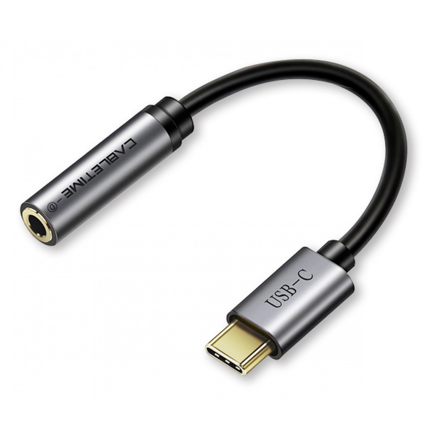 CABLETIME αντάπτορας USB-C σε 3.5mm CT-CMAUD, DAC chipset, γκρι CABLETIME αντάπτορας USB-C σε 3.5mm CT-CMAUD, DAC chipset, γκρι