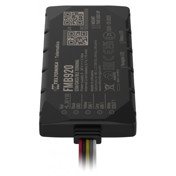 TELTONIKA GPS Tracker αυτοκινήτου FMB920AE5M01, GSM/GPRS/GNSS, Bluetooth