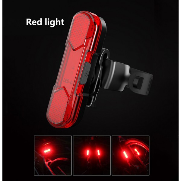 Οπίσθιος φωτισμός ποδηλάτου BIKE-0024, επαναφορτιζόμενος, 220mAh, 30lm