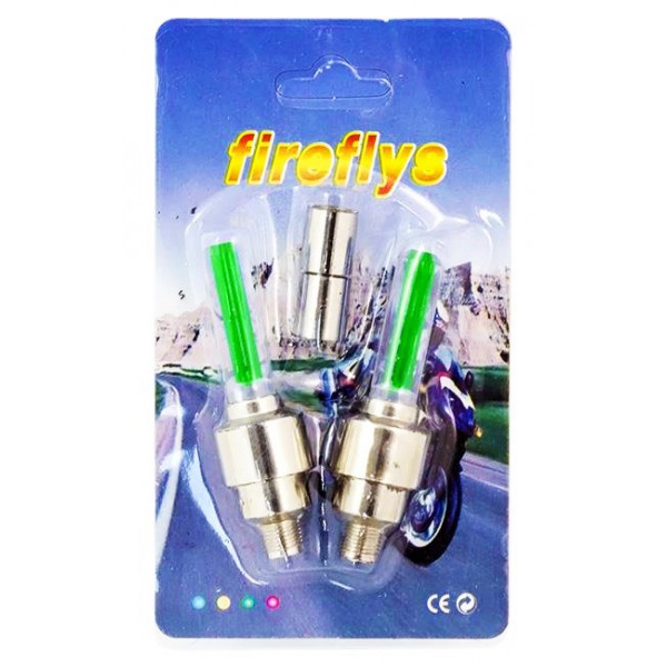 Καπάκι βαλβίδας ποδηλάτου BIKE-0030, LED, 6.5cm, 2τμχ, πράσινο Καπάκι βαλβίδας ποδηλάτου BIKE-0030, LED, 6.5cm, 2τμχ, πράσινο